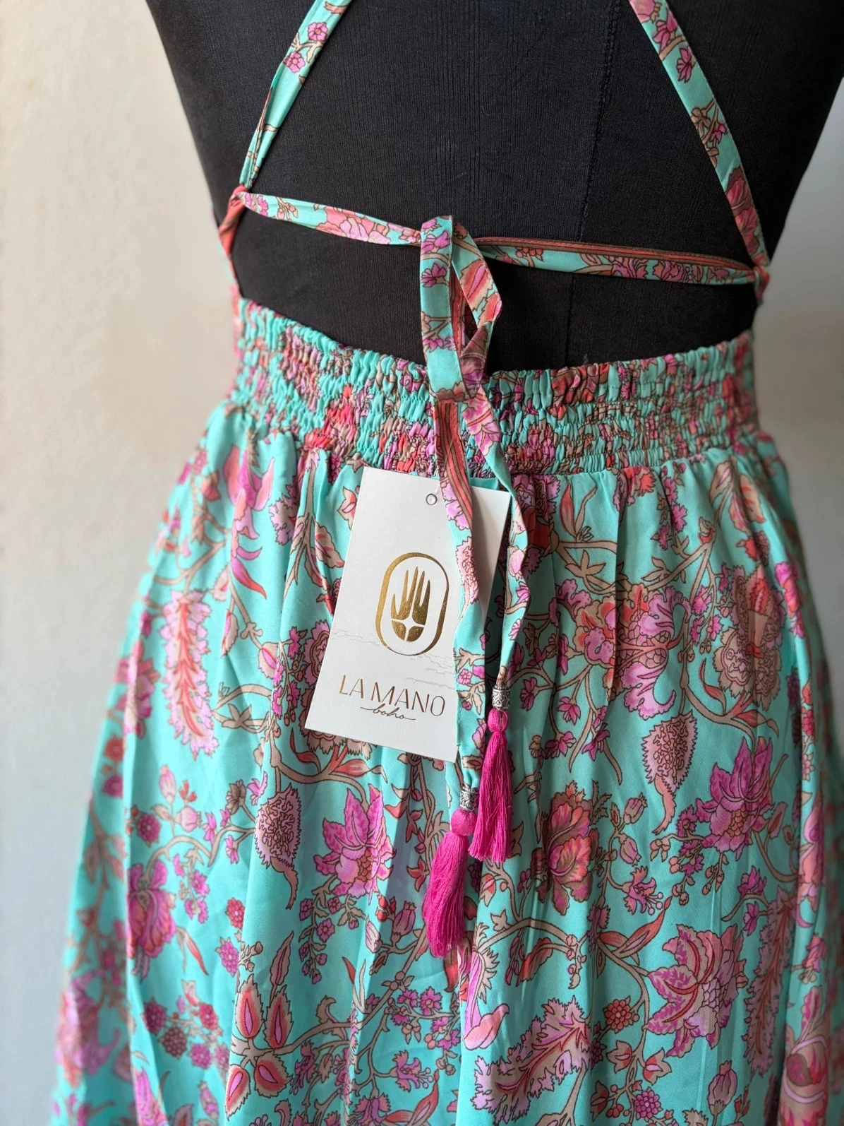 Vestido largo bohemio La mano boho – Talla Única 🌸 – photo 3